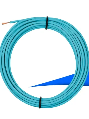 Aderleitung flexibel H07V-K 10mm² 10m hellblau Geprüft