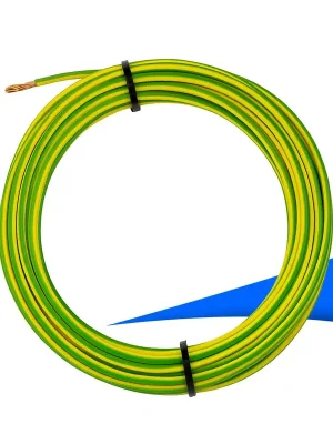 Aktuell Aderleitung flexibel H07V-K 10mm² 100m grün-gelb
