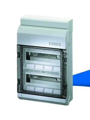 Hensel KV 9224 KV 90 Automatengehäuse 24 TE Aufputz IP65 Transparent Preiswert