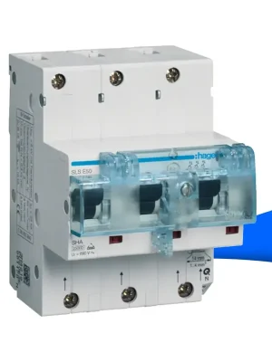 Hager HTN350E SLS-Schalter 3-polig 50A für Hutschiene Versand Am Gleichen Tag
