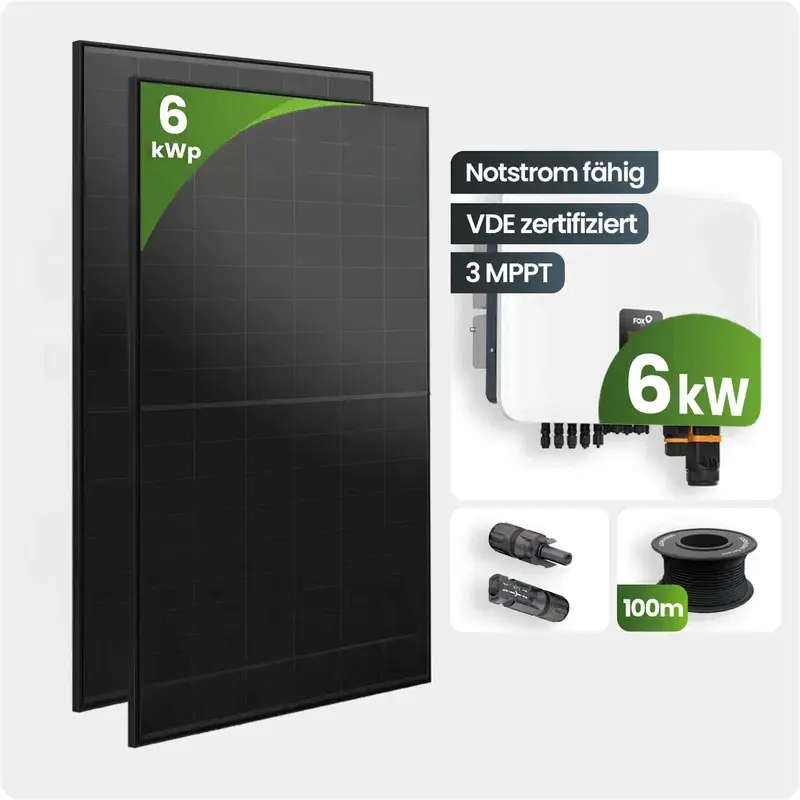 Letzte Chance Tepto HomePower 6 kWp FoxEss PV-Anlage Speicher erweiterbar
