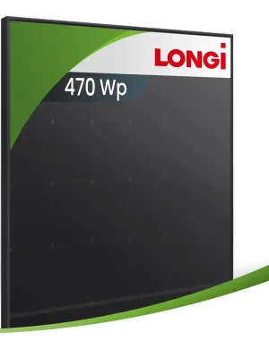 Mega-Angebot Longi 470Wp LR7-54HVD-T-M Hi-MO X10 Glas-Glas Fullblack Tansparent HPBC 2.0
