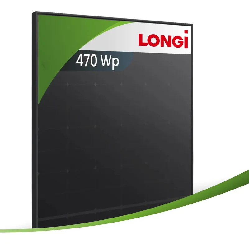 Versand Am Gleichen Tag Longi 470Wp LR7-54HVBB-M EcoLife X10 Fullblack