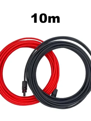 Solar-Verlängerungskabel 10 m 6mm² kompatibel mit MC4-Stecker Preis Gesenkt