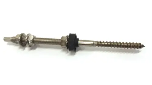 DW-10-200-B –Schraube mit Doppelgewinde ohne Unterlegscheibe M10–痻–00, A2 Super-Preis