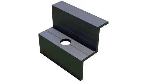 Neuheit KK-50-30-CZ –Endklemme 50 × 30 mm, schwarz