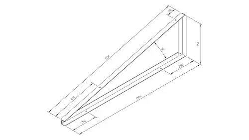 TR-1-15-I –Montagedreieck TR1 15°, invasiv, vertikal Top-Seller