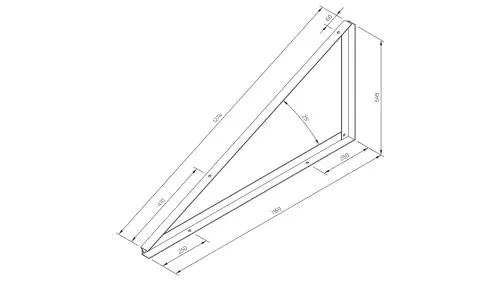 TR-1-25-I –Montagedreieck TR1 25°, invasiv, vertikal Direkt Vom Hersteller