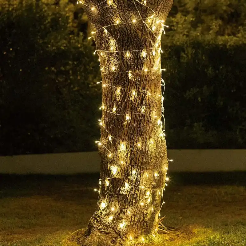 Highlight LED Girlande außen Solar IP44 2100 K 100 cm lang