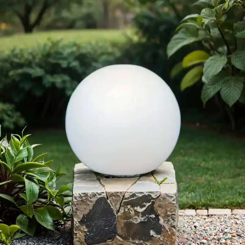 LED Kugelleuchte Garten Solar Dimmer Farbwechsler Ø 30 cm Neu