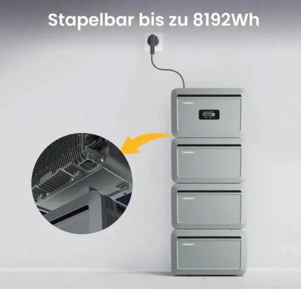 Sofort Bestellen Growatt NEXA 2000 All-In-One Balkonkraftwerk-Speicher 800W 2048Wh