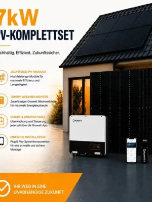 7000W PV-Komplettset mit 7000W Wechselrichter + Jolywood 450W Module Neu