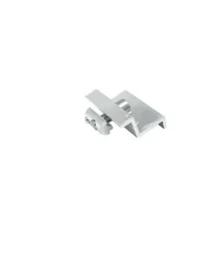 Endklemme - Plattenhalter 32mm Länge 50mm Set mit Innensechskantschraube M8x25 und Gleitmutter mit K Neue Kollektion