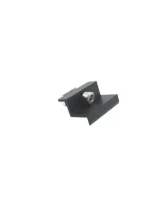 Endklemme - Plattenhalter schwarz 30mm Länge 50mm Set mit Innensechskantschraube M8x25 und Gleitmutt Geprüft