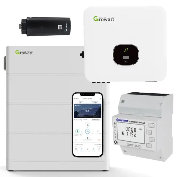 Billig Growatt SET MOD 6000TL3-XH 6kW Hybrid Wechselrichter + 7.6kWh Hochvolt Batteriespeicher