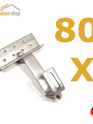 Billig 80 x Dachhaken 3-fach verstellbar