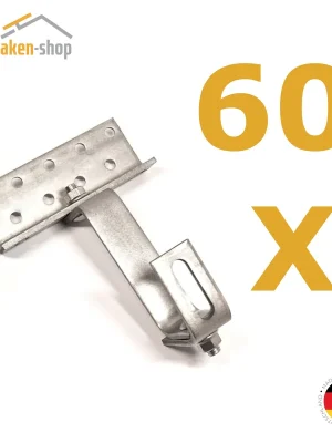 60 x Dachhaken 3-fach verstellbar Angebot