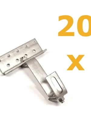 20x Dachhaken 3-fach verstellbar, Material 1.4016 Bestseller