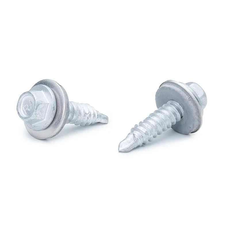Billig Bohrschrauben Standard 5,5x6,3 mm mit EPDM Dichtscheibe/A2