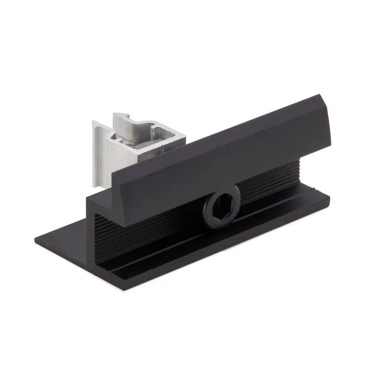 Endklemme Klickfix | All Black | Schwarze Klemme und schwarze Schraube Günstig
