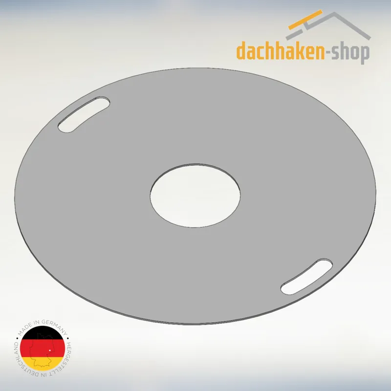 Kostenfreie Lieferung Grillplatte Feuerplatte | mit Grilleinsatz | Ø 100 cm | 1.4301 | ungeschliffen