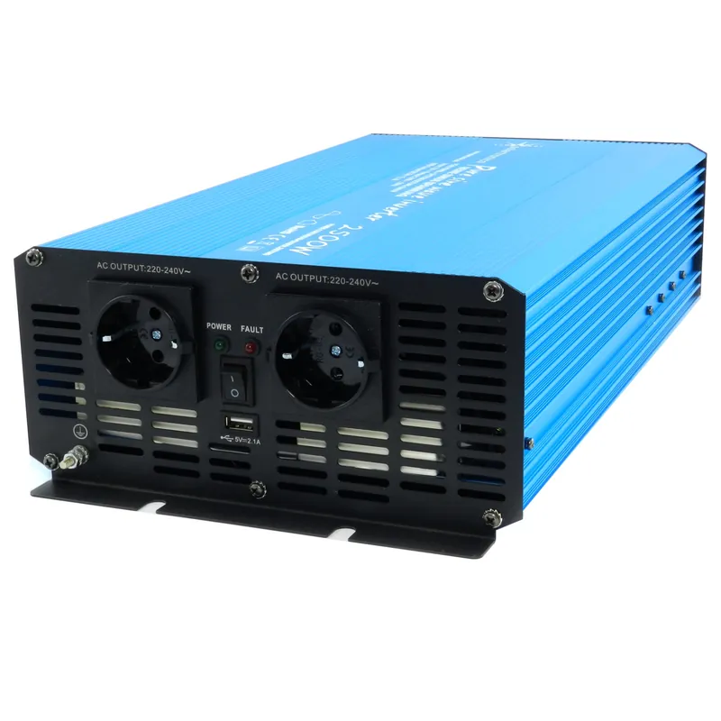 Spannungswandler TS 12V 2500 Watt reiner SINUS Bestpreis