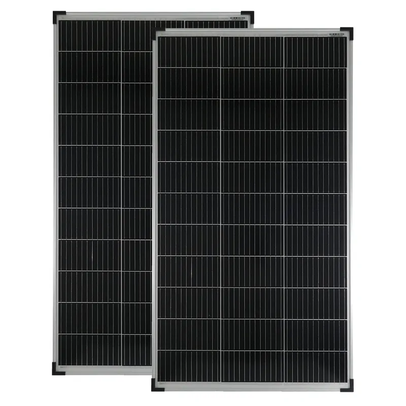 Solarmodule 2 Stück 150 Watt Mono 12 Busbars 210mm Zellformat Solarpanel 1230x670x35 90660 Direktkauf