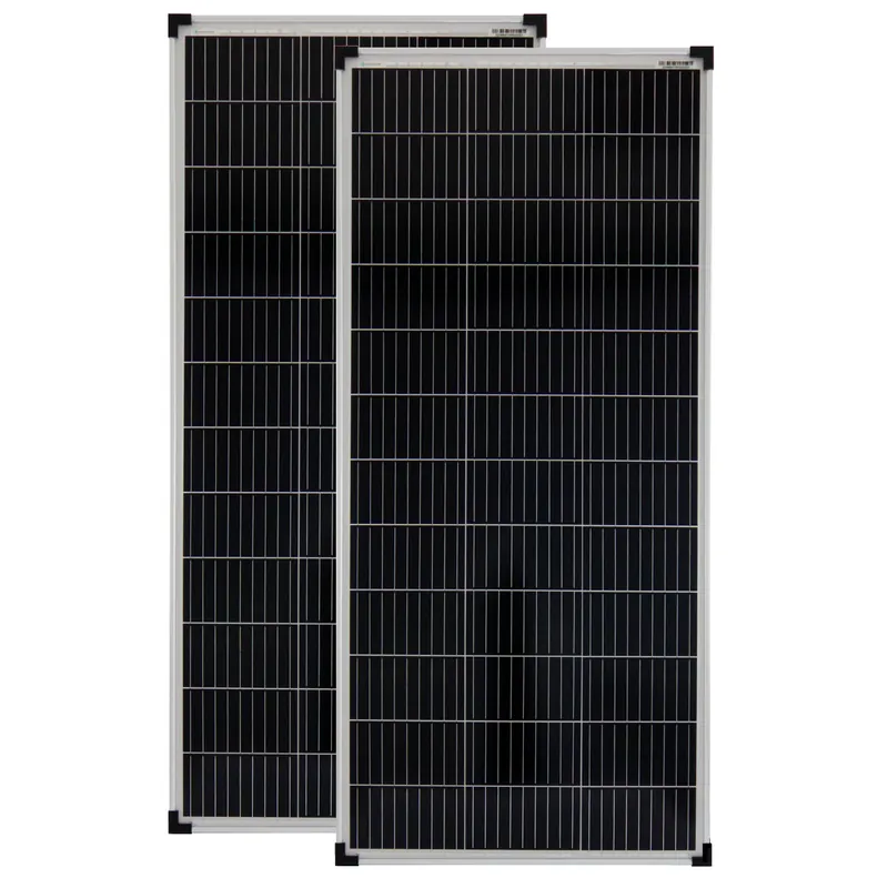 Solarmodule 2 Stück 100 Watt Mono Solarpanel Solarzelle 1200x540x30 90622 Sofort Bestellen
