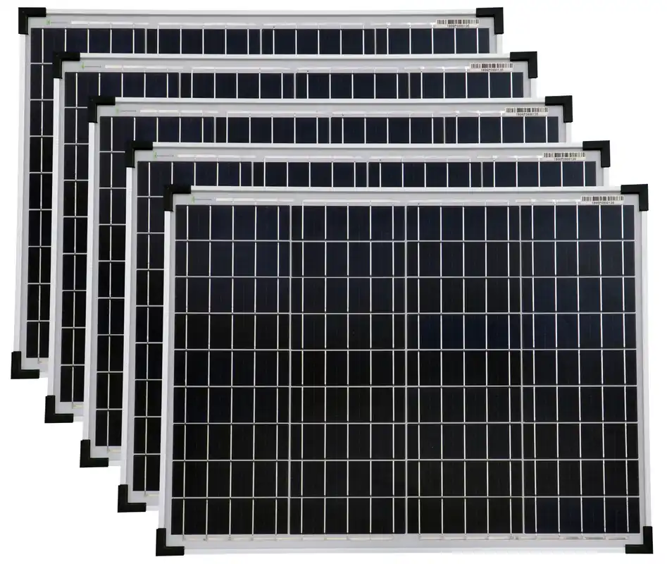 Solarmodule 5 Stück 50 Watt Poly Solarpanel Solarzelle 668x508x35 92381 Begrenztes Angebot