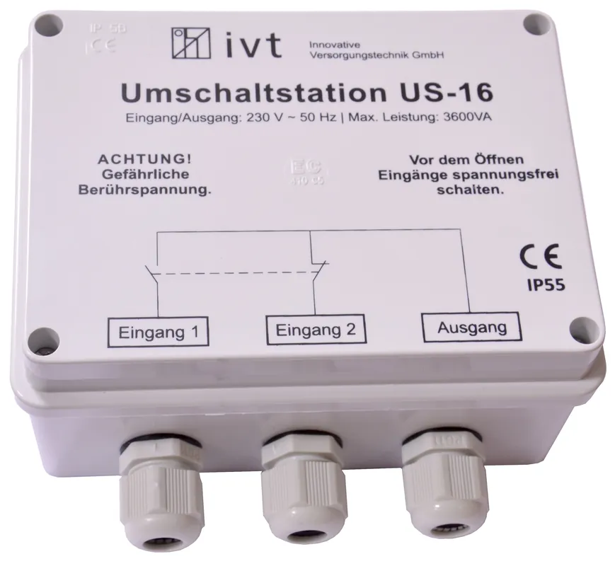 Ausverkauf Umschaltstation IVT US-16 230V 16A NEU OVP