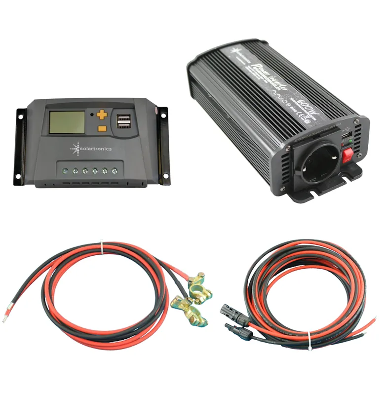 Solar Set 600 Watt Wandler 10A Laderegler Kabel Photovoltaik Inselanlage Sofort Bestellen