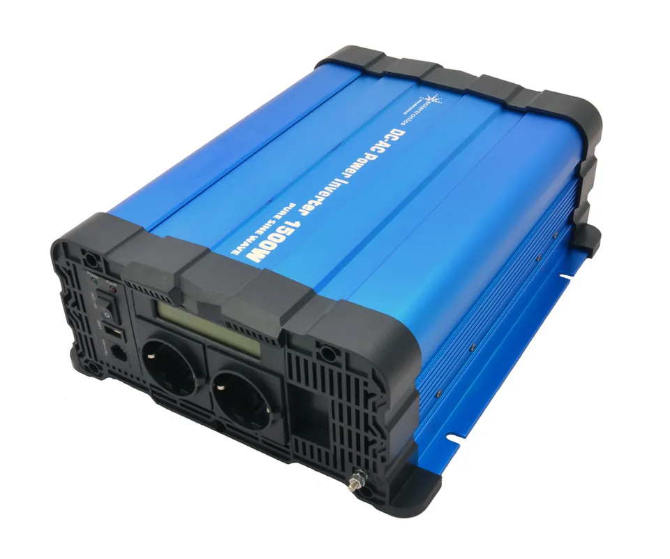 Spannungswandler FS2500DR 24V 2500 Watt reiner Sinus BLAU Inverter Neue Kollektion