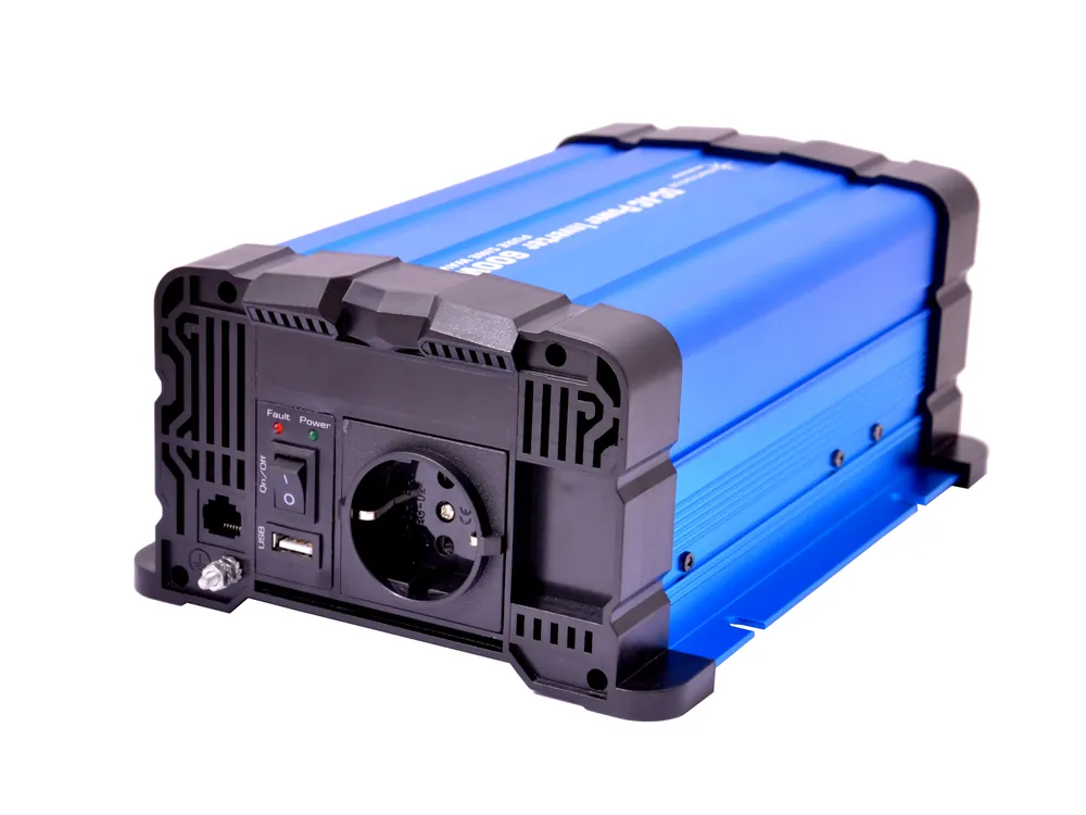 Spannungswandler FS600DR 24V 600 Watt reiner Sinus BLAU Inverter Letzte Chance