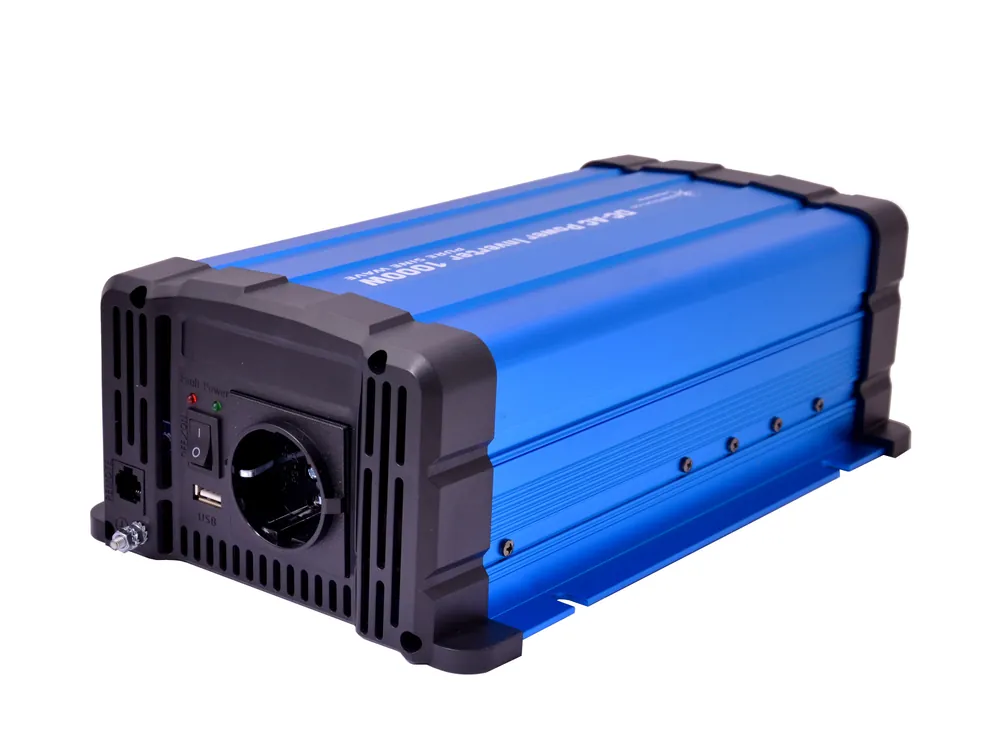 Spannungswandler FS1000DR 12V 1000 Watt reiner Sinus BLAU Inverter Begrenztes Angebot