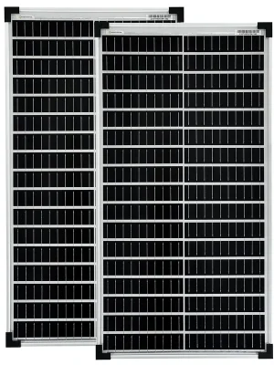 2x50 Watt Mono Solarmodule 10 Busbars 210mm Zellformat Solarpanele Top-Seller