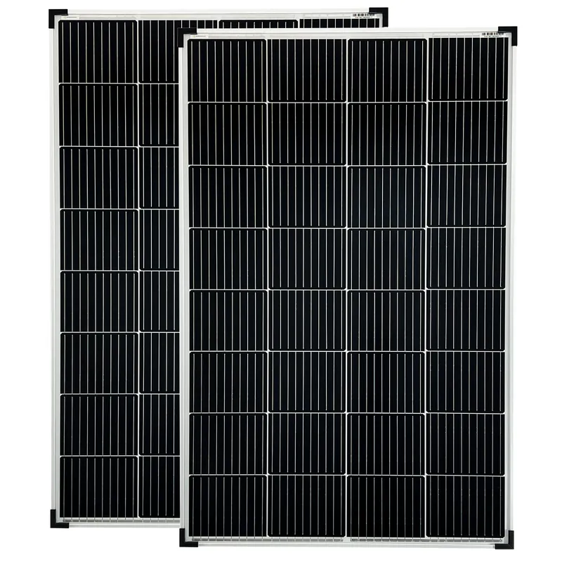 Direktkauf 2x180 Watt Mono Solarmodule 10 Busbars 210mm Zellformat Solarpanele