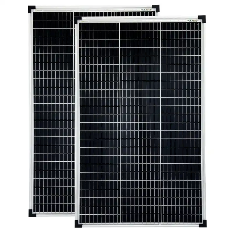 Sichere Zahlung 2x100 Watt 36V Mono Solarmodule 10 Busbars 210mm Zellformat Solarpanel