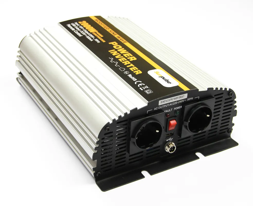 Spannungswandler NS 12V 2000/4000 Watt incl. Kabelfernbedienung Must-Have