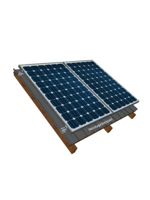 Stehfalz Dach Montageset für 2 Module Kostenloser Versand