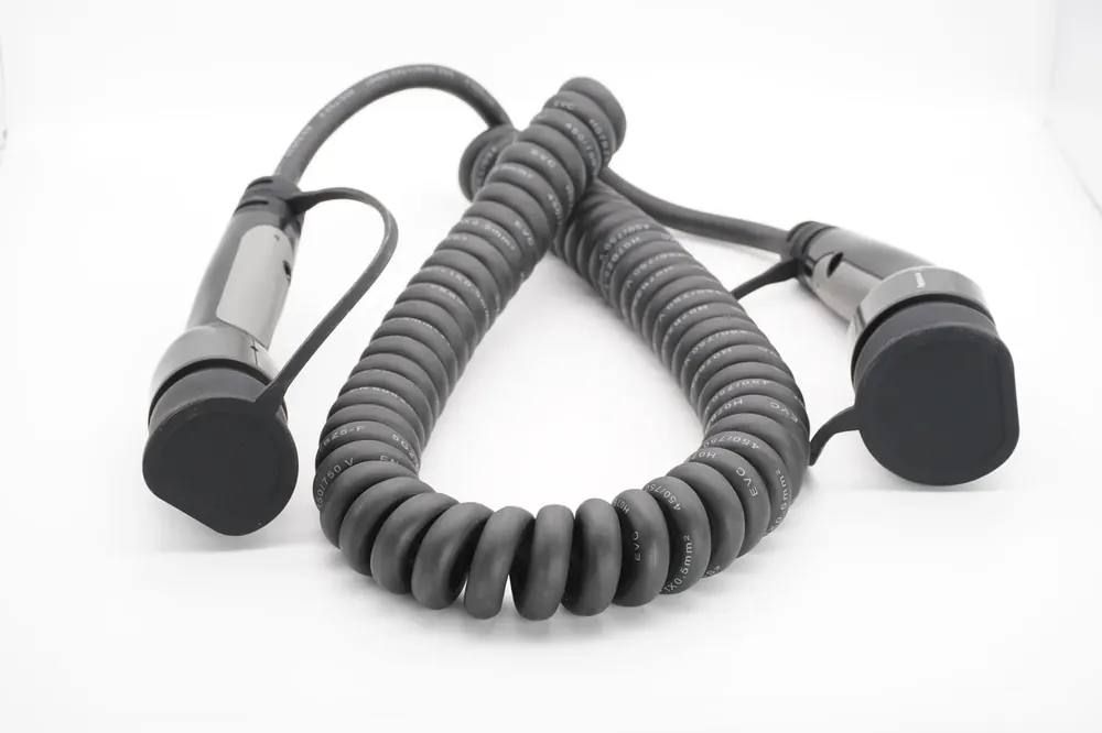 Typ 2 Spiral Ladekabel Nur Für Kurze Zeit