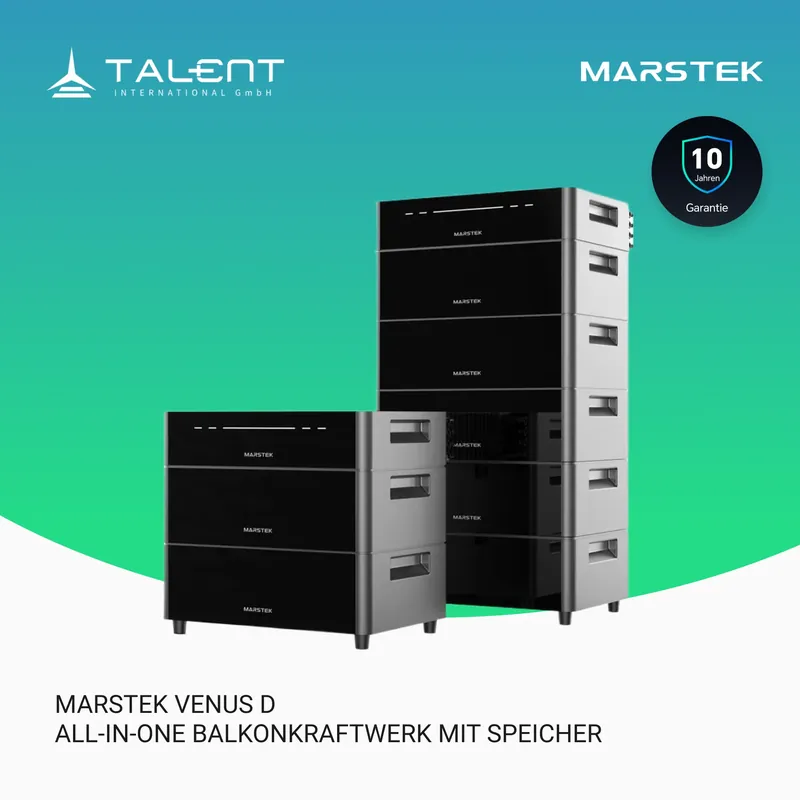 Marstek Venus D All-in-One Balkonkraftwerk mit Speicher AC-Kopplung 4 MPPT Ausverkauf