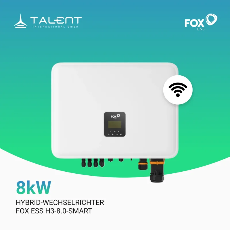 Schnäppchen Fox ESS 8kW Hybrid Wechselrichter H3-8.0-Smart 3 Phasen Hochspannung