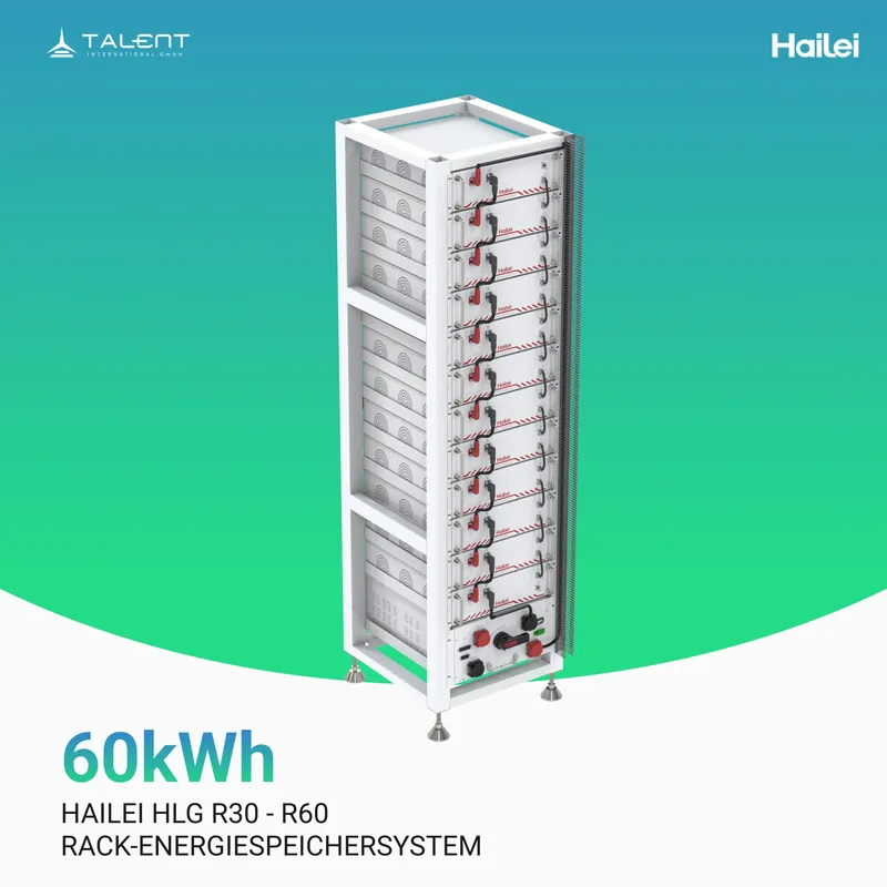 Hailei HLG R60 60kWh Rack-Energiespeichersystem Preiswert