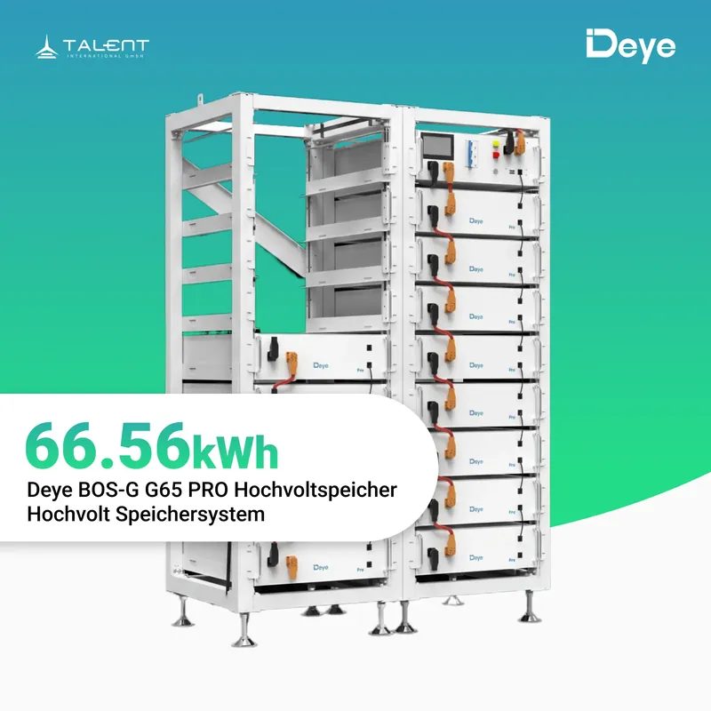 Deye BOS-G65 PRO Hochvoltspeicher 66,56 kWh | Deye BOS-G Pro Serie Hochvolt-Speichersystem Top-Seller