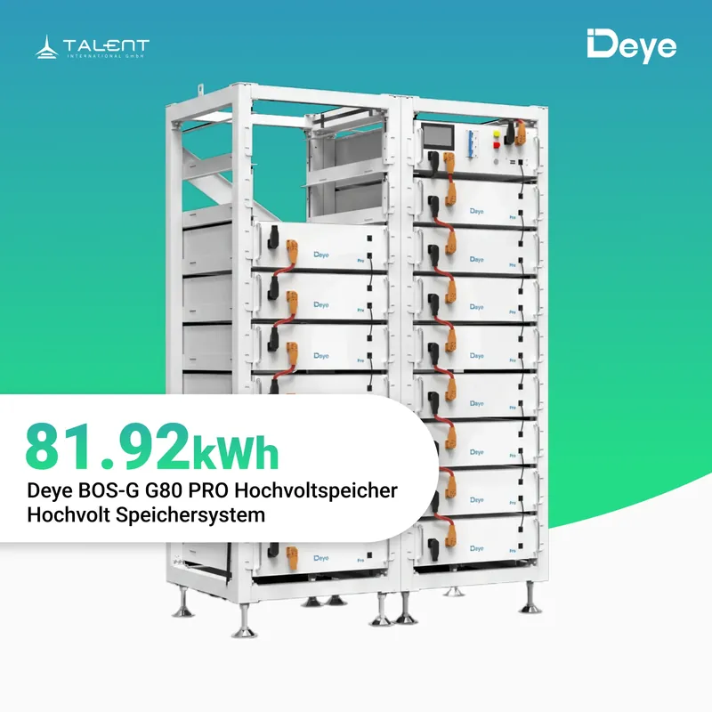Direkt Vom Hersteller Deye BOS-G80 PRO Hochvoltspeicher 81,92 kWh | Deye BOS-G Pro Serie Hochvolt-Speichersystem