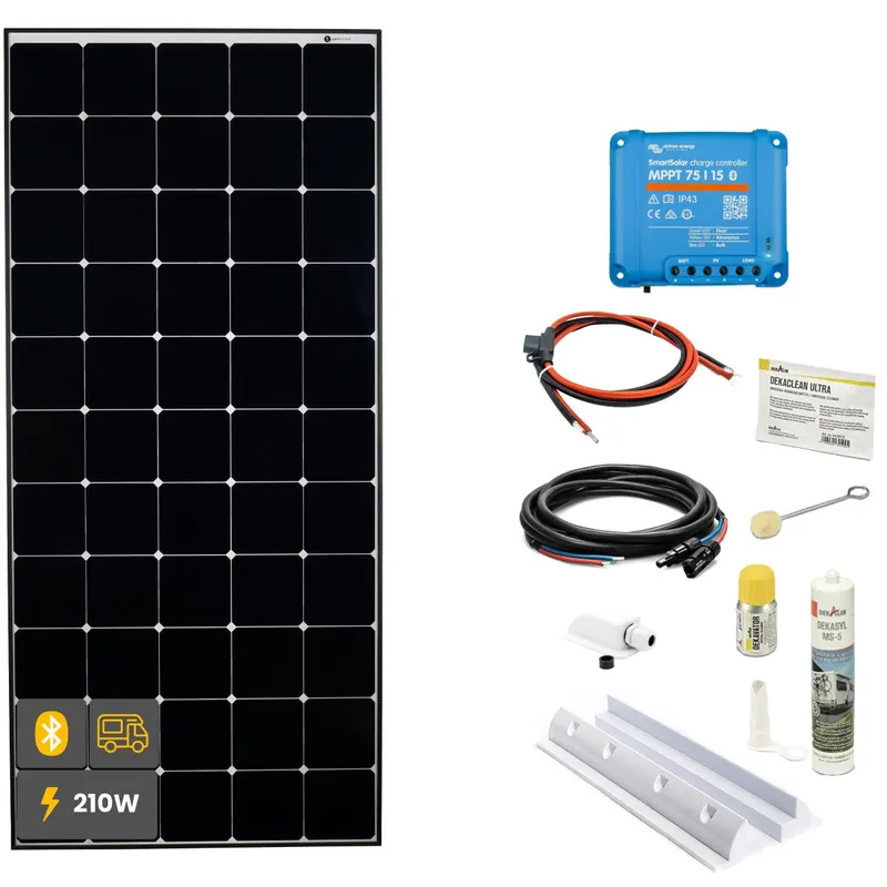 Markenware 210W Daylight Wohnmobil Solaranlage SOLA Frame weiß