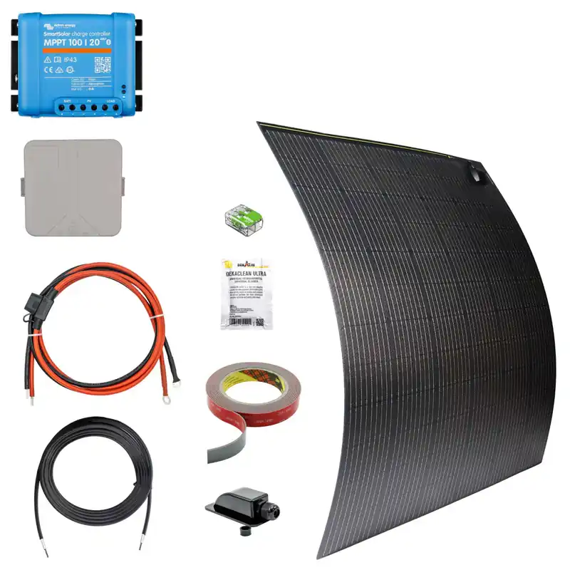 Heißes Angebot 220 W SOLA Flex Mono Wohnmobi Solaranlage Komplettset