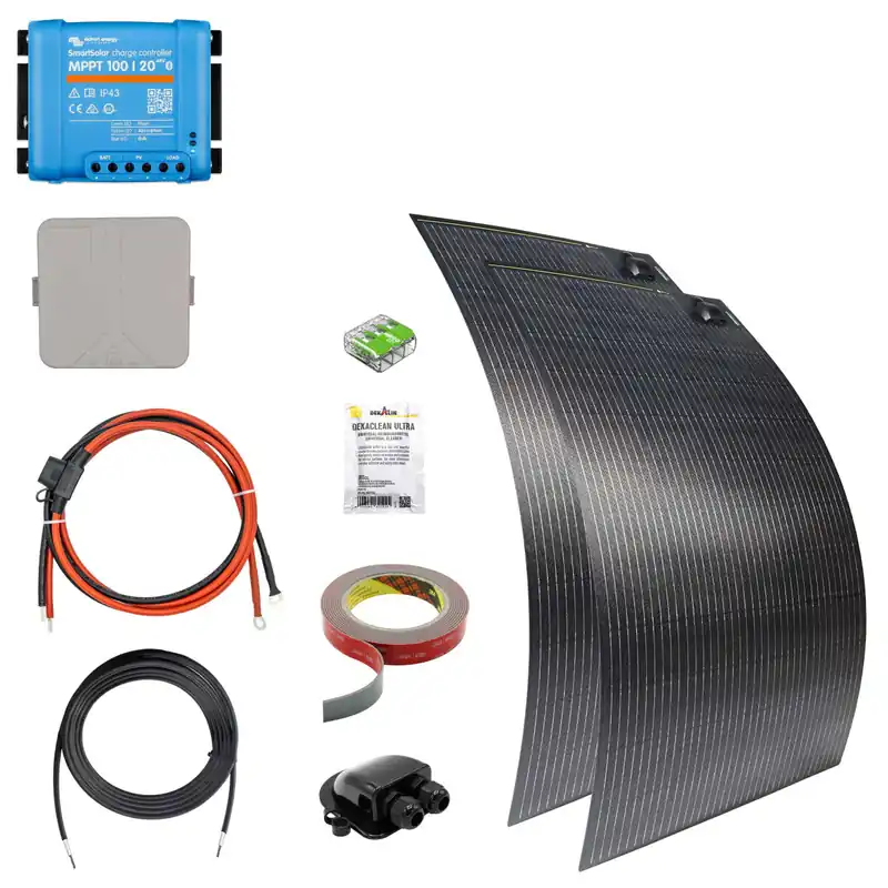 Zertifiziert 270 W SOLA Flex Mono Wohnmobil Solaranlage Komplettset