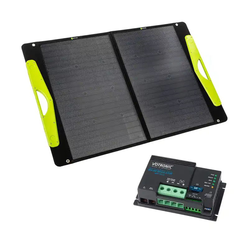 WATTSTUNDE® 100W SolarBuddy Solartasche WS100SB mit Votronic MPP170 CI Laderegler Sale
