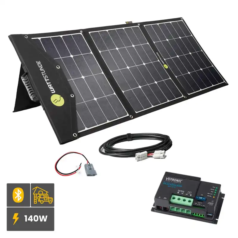 Sonderangebot WATTSTUNDE® SOLA Ease 140Wp Solartasche Variationsset Votronic MPP170 CI Nein
